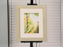 Load image into Gallery viewer, Golden Path, Framed Original Watercolor