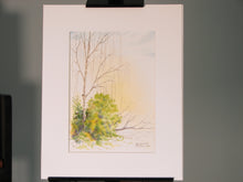 Load image into Gallery viewer, Spring Study, Unframed Watercolor Study (8x10)
