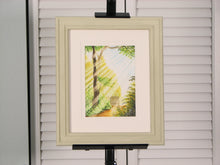 Load image into Gallery viewer, Golden Path, Framed Original Watercolor
