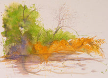 Load image into Gallery viewer, Creekside Colors, Watercolor Sketch (8x10)
