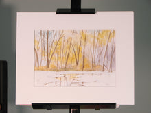 Load image into Gallery viewer, Winter Sunlight, Watercolor Sketch (8x10)
